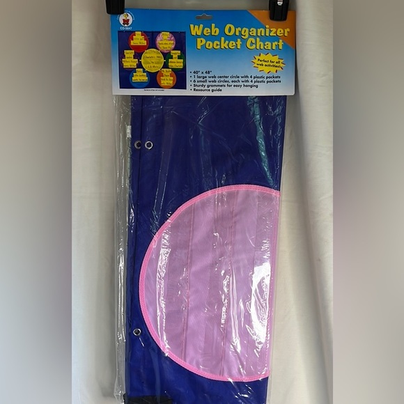 Carson Dellosa | Toys | Nwt Carson Dellosa Web Organize Pocket Chart ...